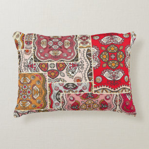 vintage patchwork quilt pattern. Vintage decorativ Decorative Cushion