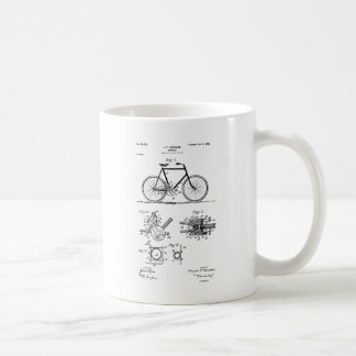 Vintage Patent Drawing 1900 Bicycle Coffee Mug
