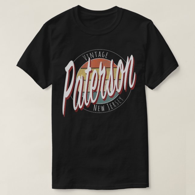 Vintage Paterson New Jersey  T-Shirt (Design Front)