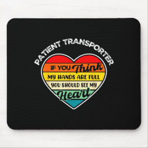 Vintage Patient Transrter Appreciation Thank You  Mouse Mat