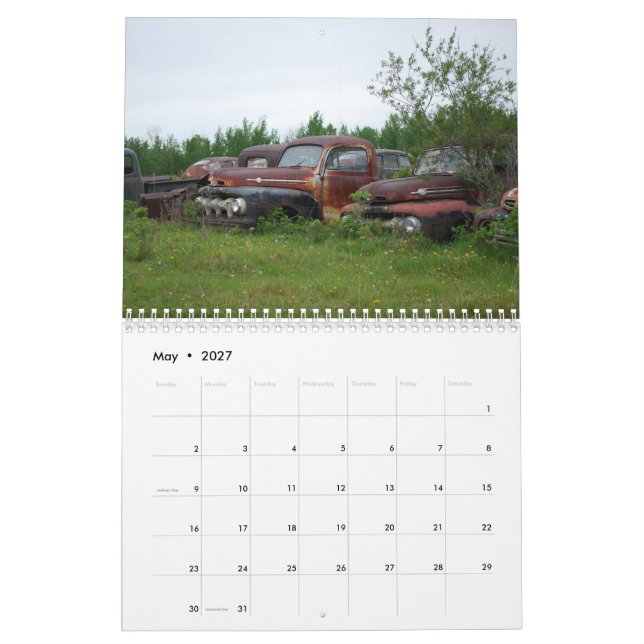 Vintage Patina calendar (May 2027)
