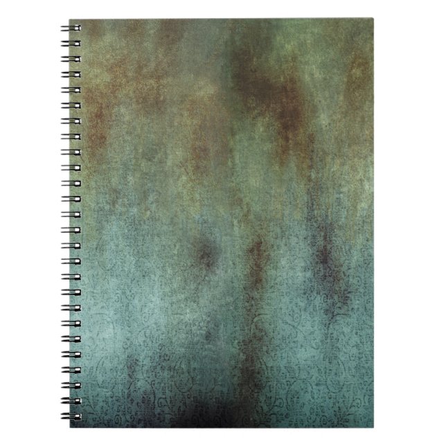 Vintage Patina Elegance Notes Notebook (Front)