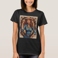 Vintage Patriot Cowgirl – God, Guns & American