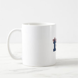 Vintage Patriotic 1776 Ribbon Shirt Design_1 Coffee Mug