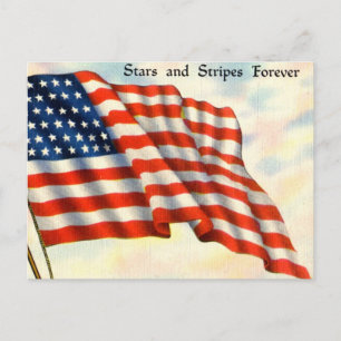 Vintage Patriotic 4th of July Postcard