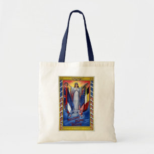 Vintage Patriotic America, Peace Justice Liberty Tote Bag