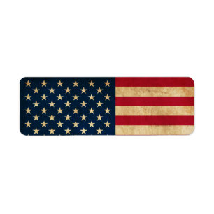 Vintage Patriotic American Flag