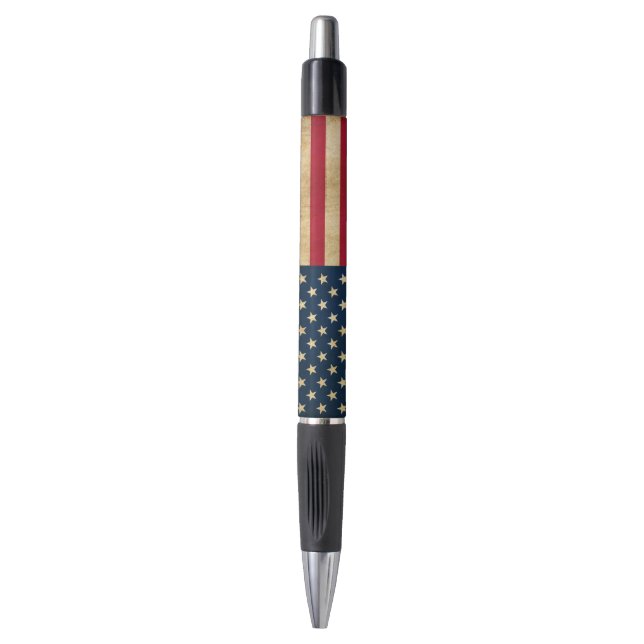 Vintage Patriotic American Flag (Front Vertical)