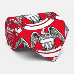 Vintage Patriotic Eagle Plaque Thunder_Cove Tie