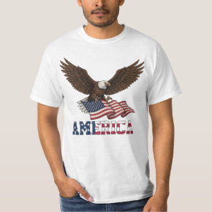 Vintage Patriotic Eagle T-Shirt