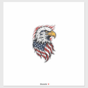 Vintage Patriotic Eagle Vector Shirt Design_1