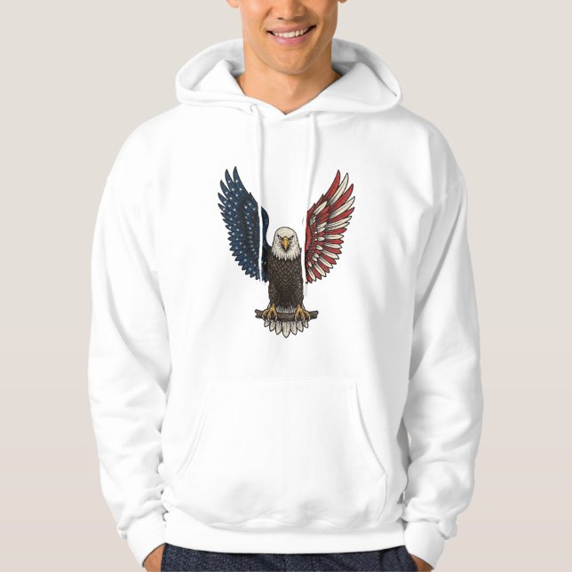 Vintage Patriotic Eagle Vector Shirt Design_1 (Front)