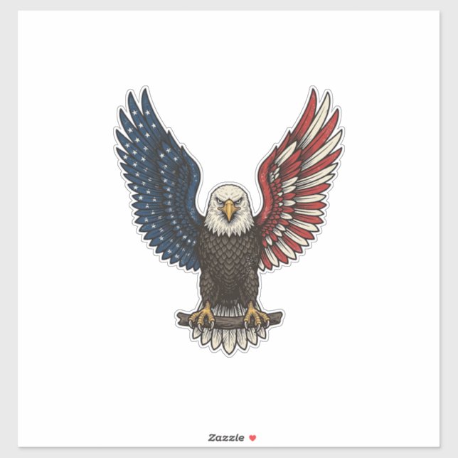 Vintage Patriotic Eagle Vector Shirt Design_1 (Sheet)