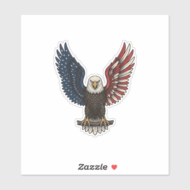 Vintage Patriotic Eagle Vector Shirt Design_1 (Sheet)