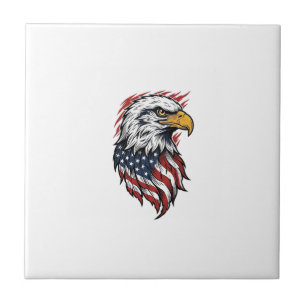 Vintage Patriotic Eagle Vector Shirt Design_1 Tile