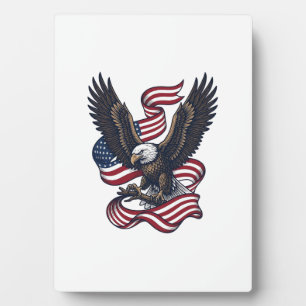 Vintage Patriotic Eagle Vector Shirt Design (2)_1 Plaque