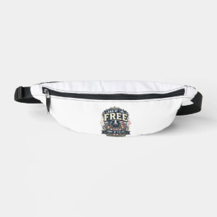 Vintage Patriotic Football Land of the Free Shirt_ Bum Bags