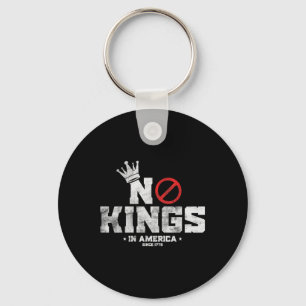 Vintage Patriotic No Kings In America Since 1776 M Key Ring