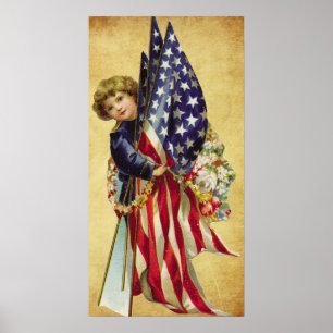 vintage patriotic Poster