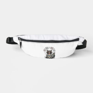 Vintage Patriotic Racoon Fireworks Shirt Design_1 Bum Bags