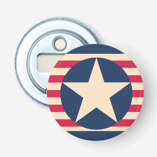 Vintage Patriotic Stars and Stripes Bottle Opener