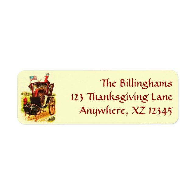 Vintage Patriotic Thanksgiving Turkeys (Front)