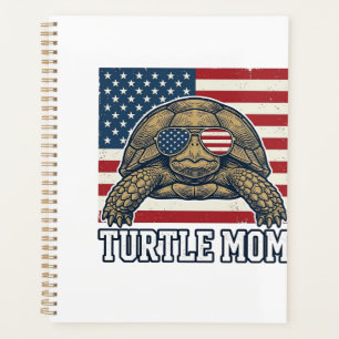 Vintage Patriotic Turtle Mum Shirt Design_1 Planner