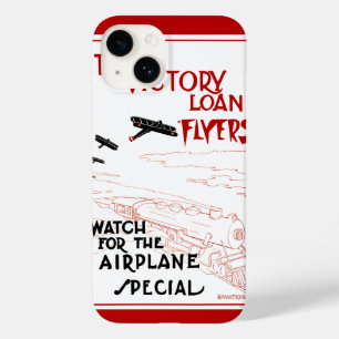 Vintage Patriotic, Victory Loan Flyers Aeroplanes Case-Mate iPhone 14 Case