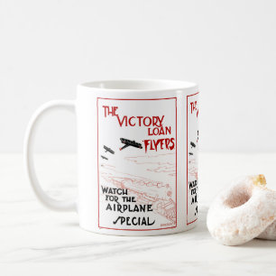 Vintage Patriotic, Victory Loan Flyers Aeroplanes Coffee Mug