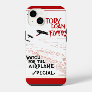 Vintage Patriotic, Victory Loan Flyers Aeroplanes iPhone 14 Case