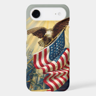 Vintage Patriotism, Patriotic Eagle American Flag