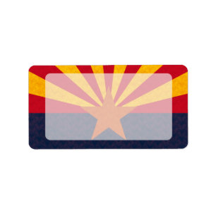 Vintage Pattern Arizonan Flag Label
