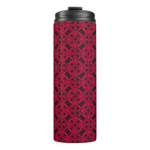 Vintage pattern art designabstract, antique, arabe thermal tumbler