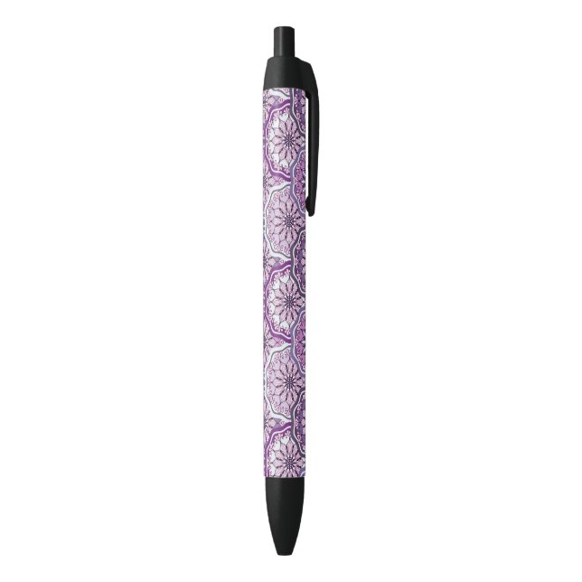 Vintage Pattern Black Ink Pen (Bottom (Vertical))