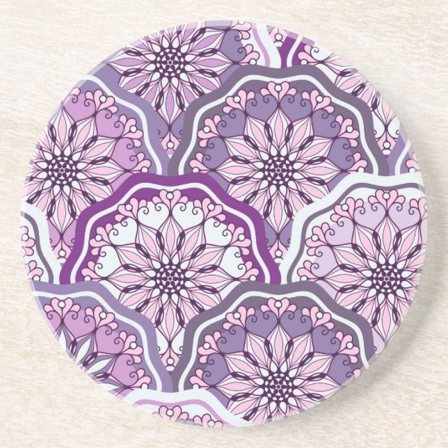 Vintage Pattern Coaster (Front)