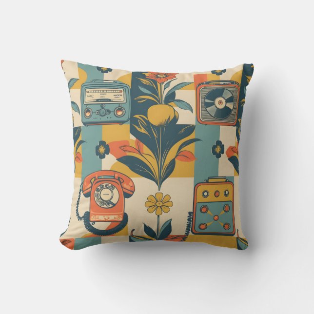 vintage pattern cushion (Front)