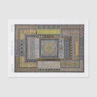 Vintage pattern decoupage tissue paper