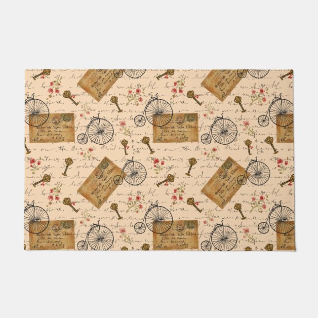 vintage pattern doormat (Front)