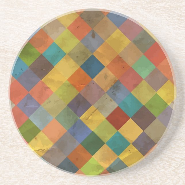 Vintage pattern. Geometric. Coaster (Front)
