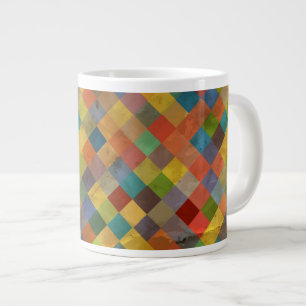 Vintage pattern. Geometric. Large Coffee Mug