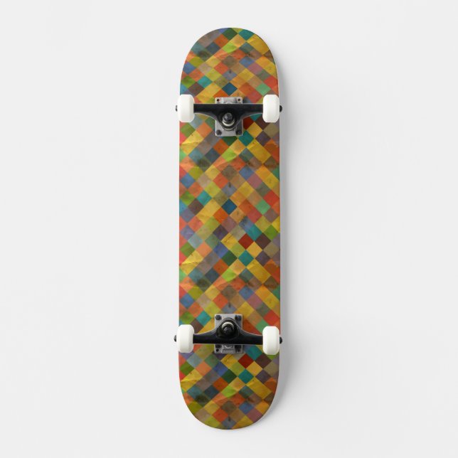 Vintage pattern. Geometric. Skateboard (Front)
