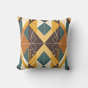 vintage pattern library cushion