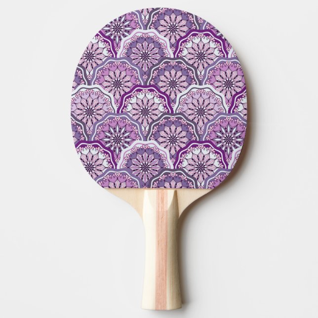 Vintage Pattern Ping Pong Paddle (Front)