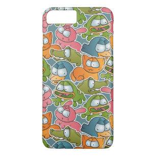 Vintage pattern with cartoon animals iPhone 8 plus/7 plus case