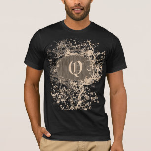Vintage Pattern with Monogram Letter Q T-Shirt