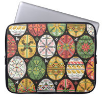 vintage pattern with pysanky. Easter eggs pattern.