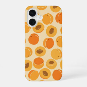 Vintage Pattern with Stylised Apricots iPhone 16 Case