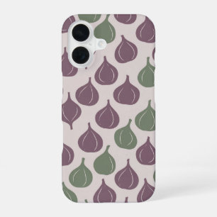 Vintage Pattern with Stylised Figs iPhone 16 Case