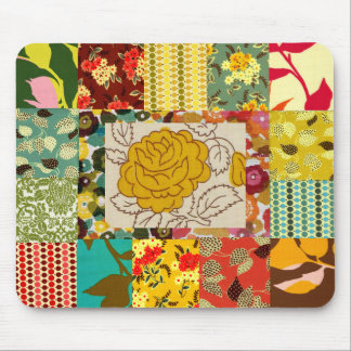Vintage Patterns and Prints Mouse Mat