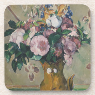Vintage Paul Cezanne Vase of Flowers Coaster